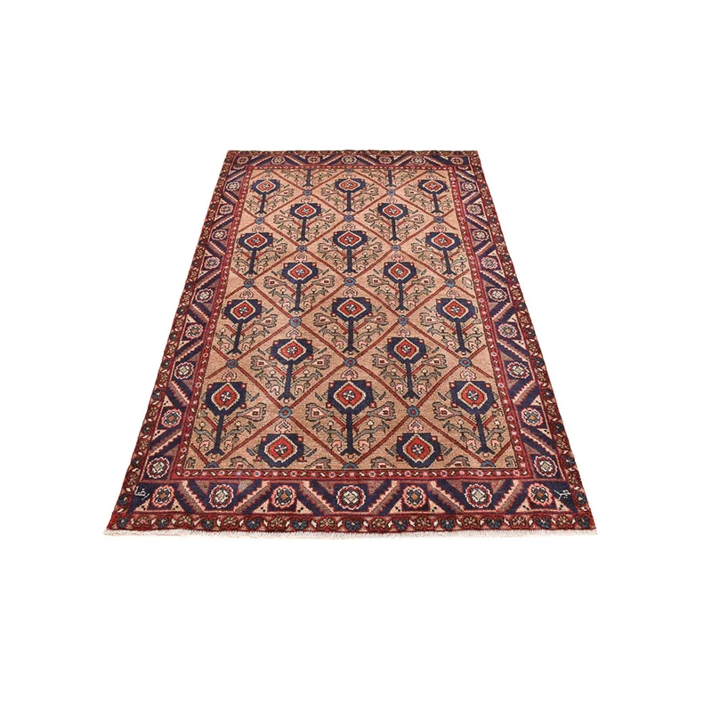 Kolyai Teppich 128x223cm - Perserteppich - dunkelbeige