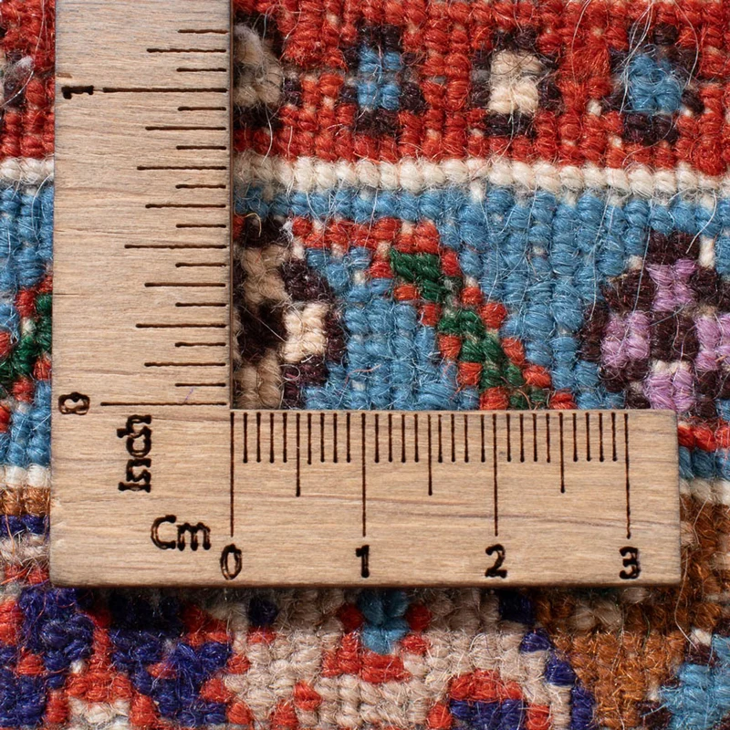 Moud Teppich 51x100cm - Perserteppich - hellrot