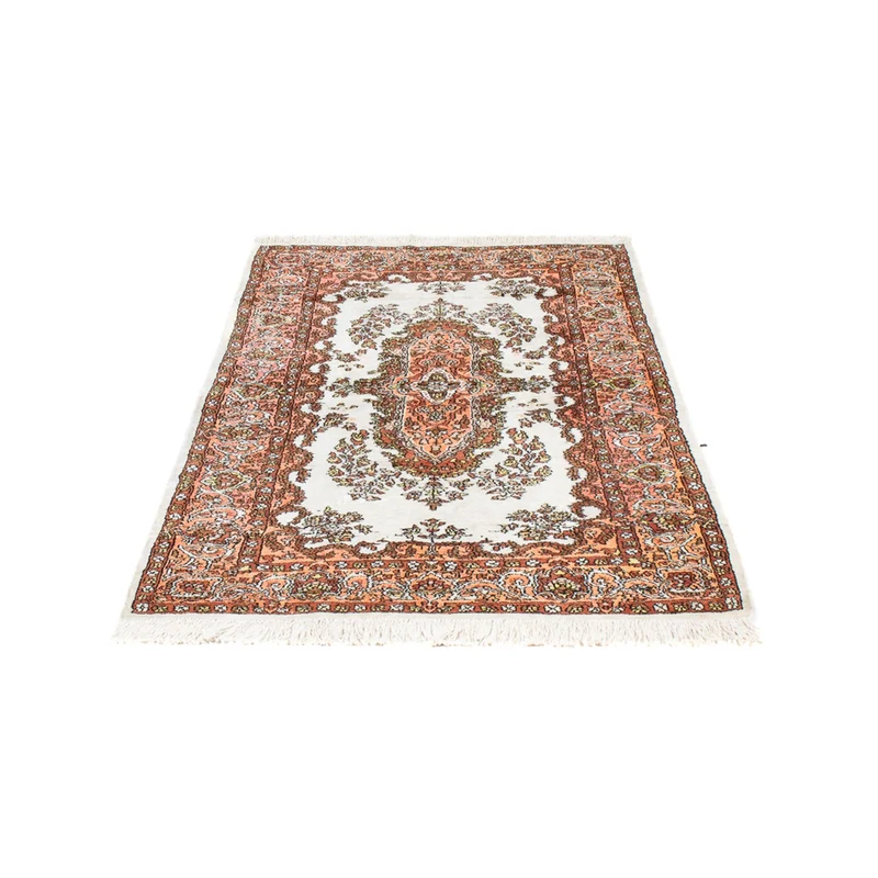 Kaschmir Seide Teppich 93x158cm - Orientteppich - beige