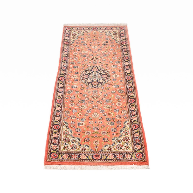 Ghom Teppich 71x195cm - Perserteppich - orange