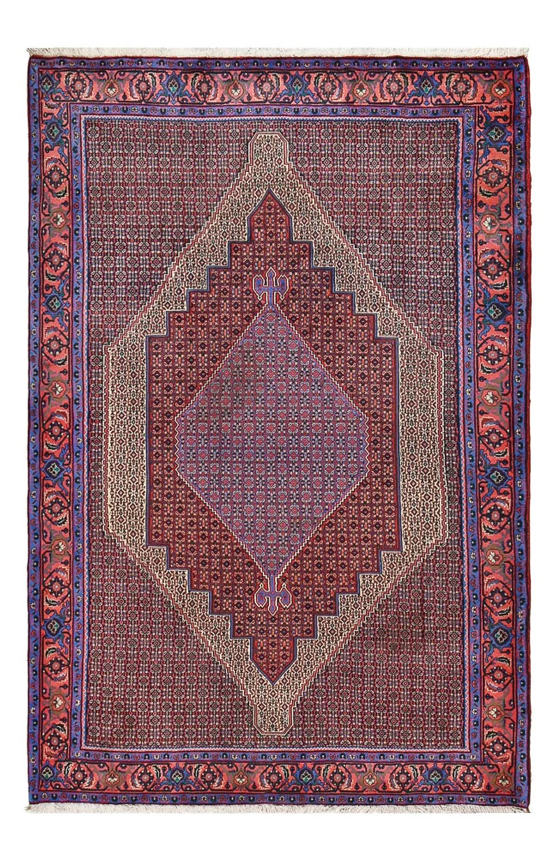 Senneh Teppich 200x300cm - Perserteppich - rost