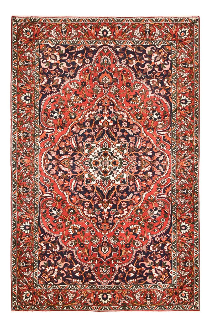 Bachtiar Teppich 210x333cm - Perserteppich - hellrot