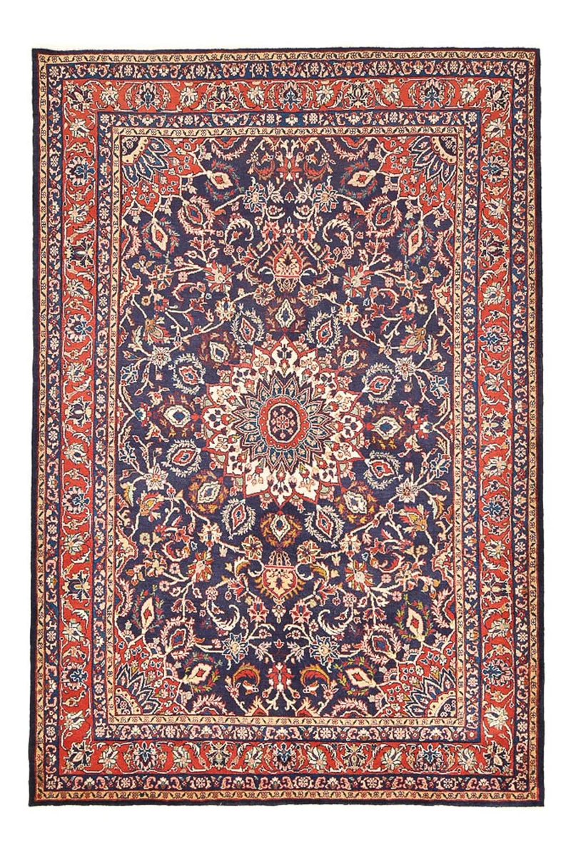 Mehraban Teppich 210x323cm - Perserteppich - dunkelblau