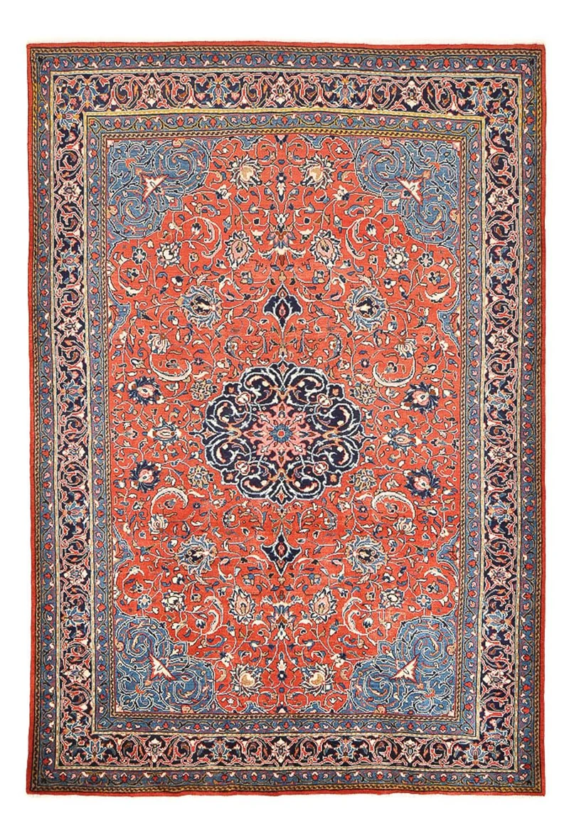 Mahal Teppich 213x325cm - Perserteppich - hellrot