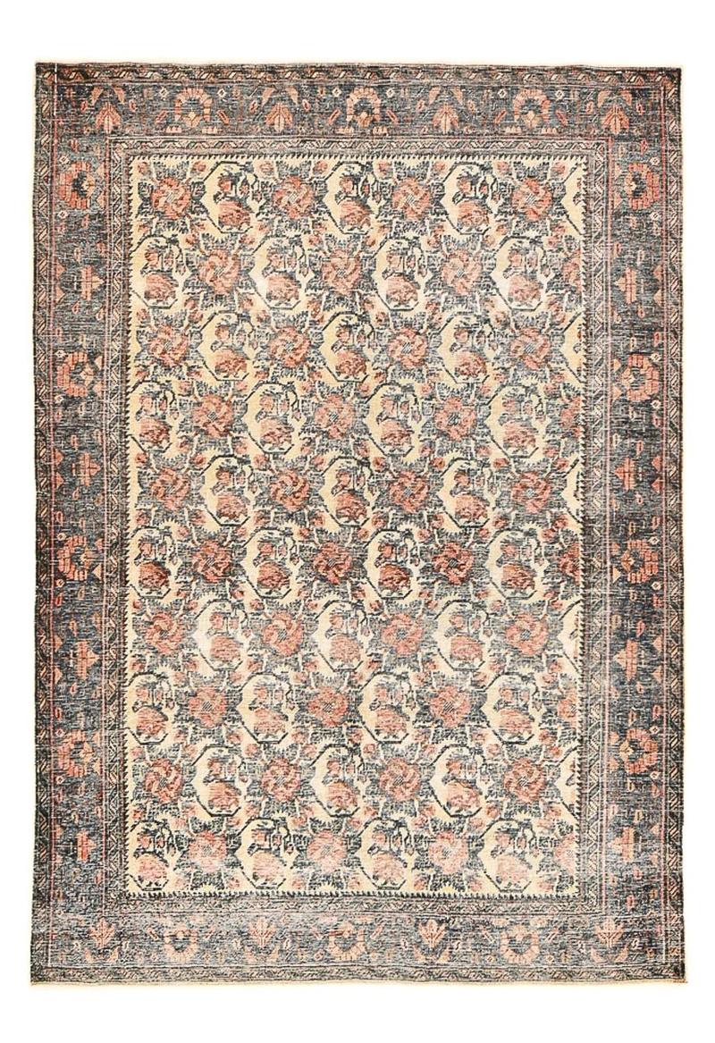 Vintage Teppich 148x210cm - dunkelbeige