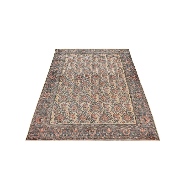 Vintage Teppich 148x210cm - dunkelbeige