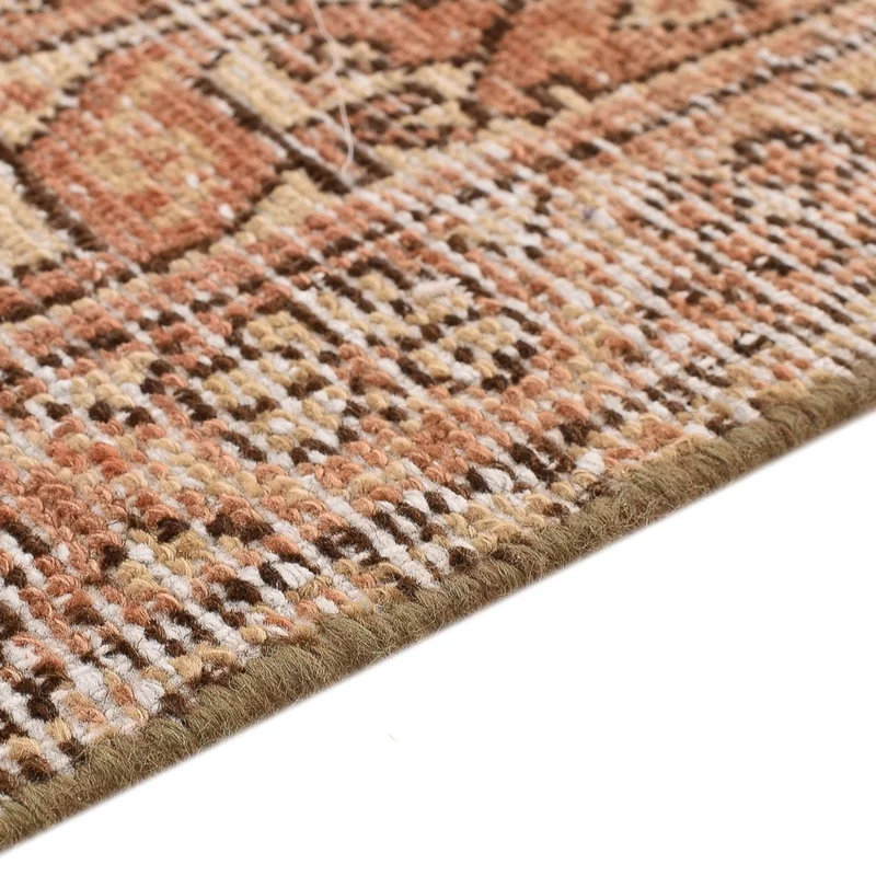 Vintage Teppich 136x350cm - dunkelbeige