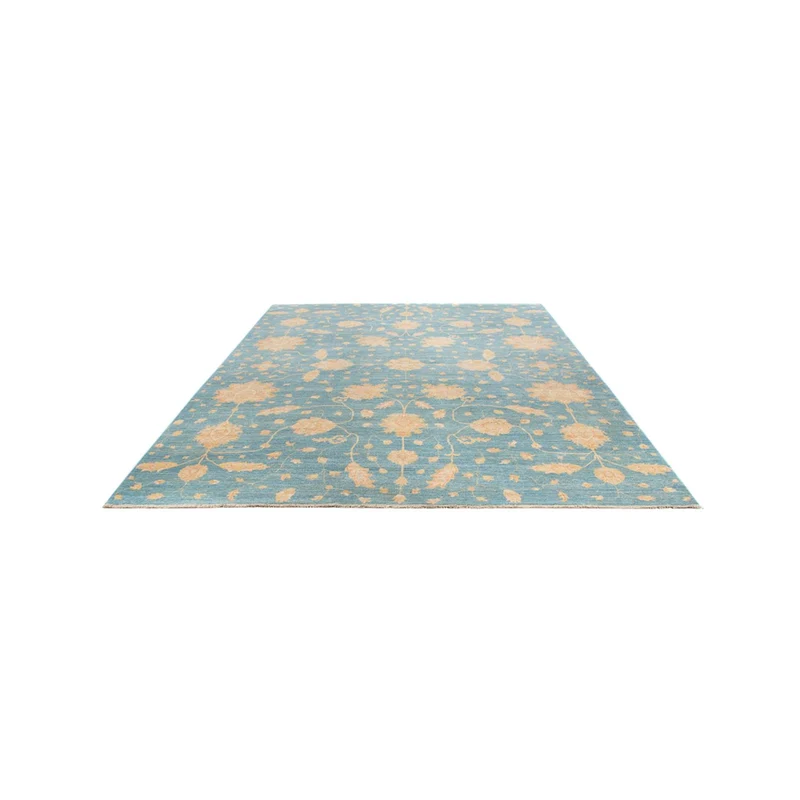 Ziegler Teppich 252x348cm - Orientteppich - seeblau
