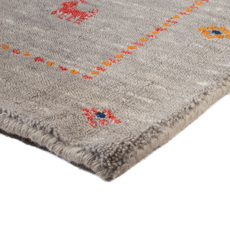 Loribaft Loom Teppich 62x103cm - Wollteppich - caramel