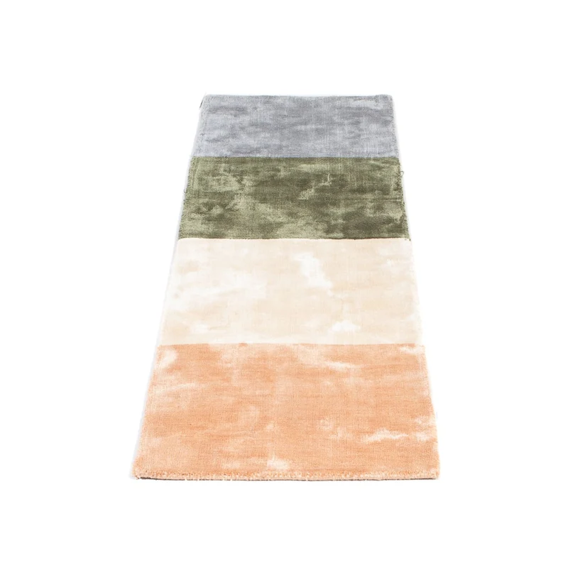 Viskose Teppich 42x157cm - mehrfarbig