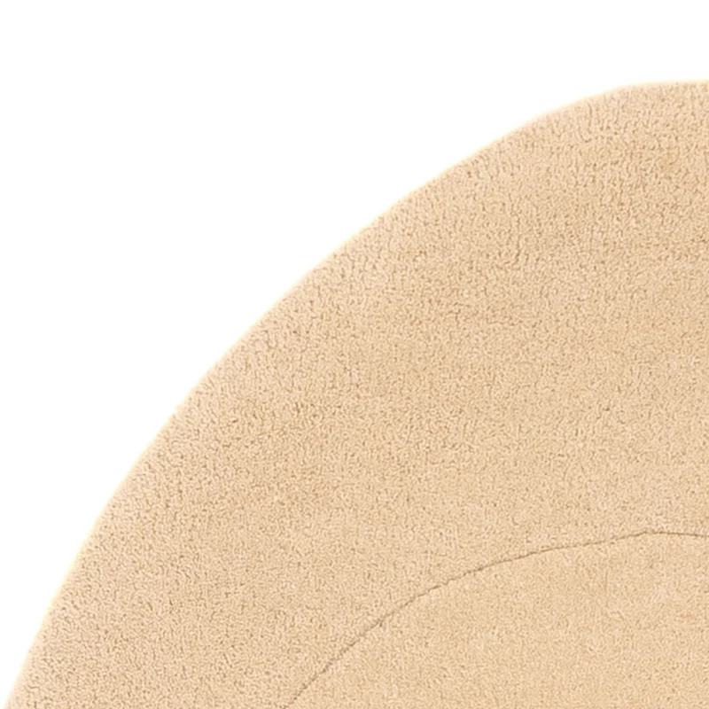 Wollteppich - 58 x 92 cm - beige
