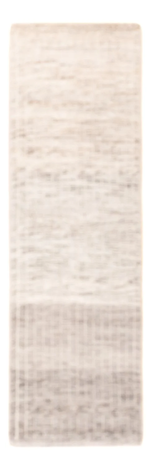 Wollteppich 32x100cm - hellgrau
