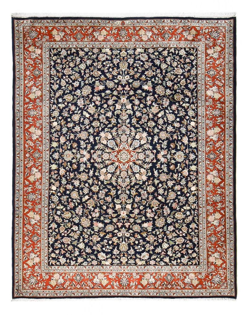 Golpayegan Teppich 255x337cm - Perserteppich - dunkelblau