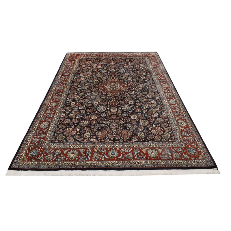 Golpayegan Teppich 207x305cm - Perserteppich - dunkelblau