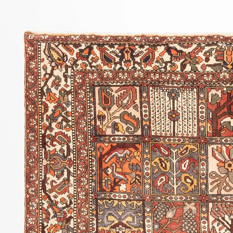 Bachtiar Teppich 210x302cm - Perserteppich - dunkelbeige