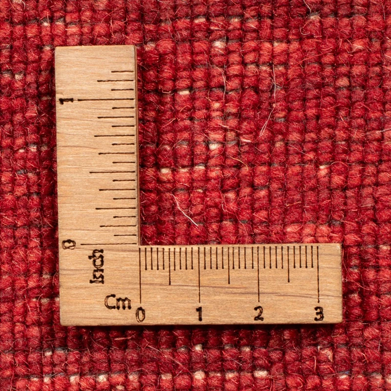 Loribaft Loom Teppich 80x200cm - Wollteppich - rot