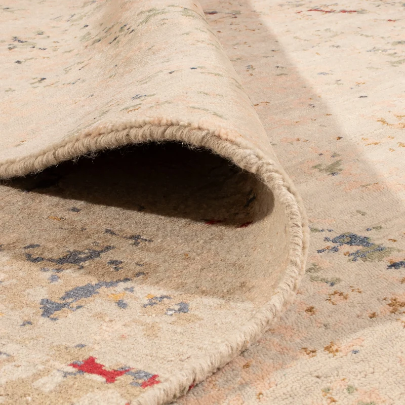Designer Teppich 170x240cm - hellgrau