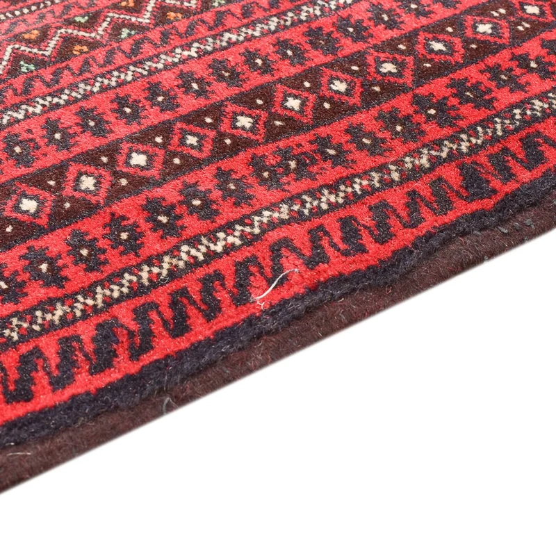 Belutsch Teppich 100x140cm - Orientteppich - rot
