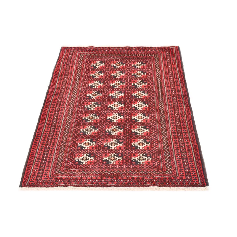 Belutsch Teppich 100x140cm - Orientteppich - rot