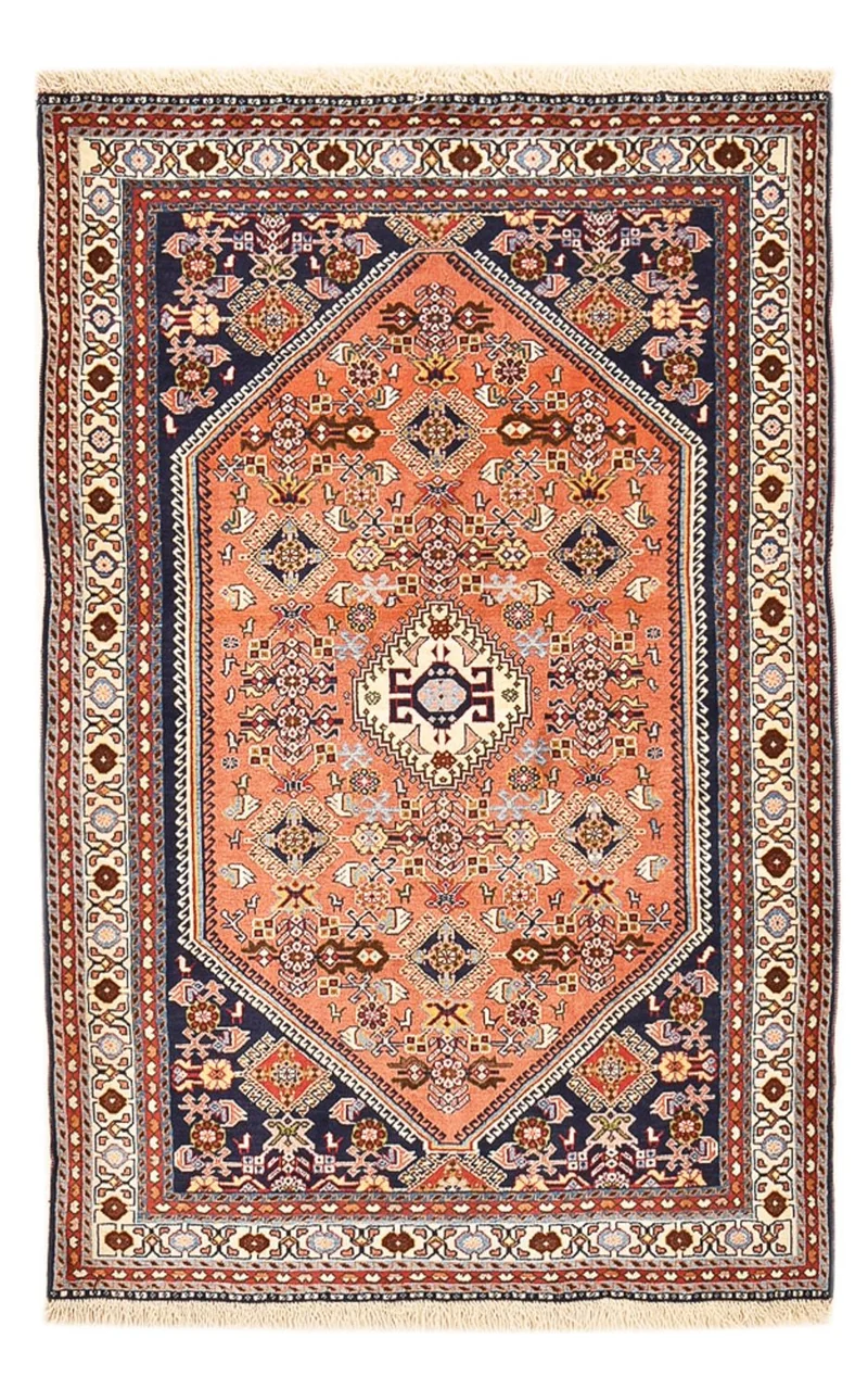 Kaschkuli Teppich 100x152cm - Perserteppich - hellrot