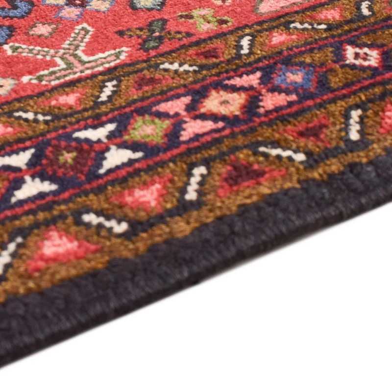 Qaraja Teppich 65x265cm - Perserteppich - hellrot