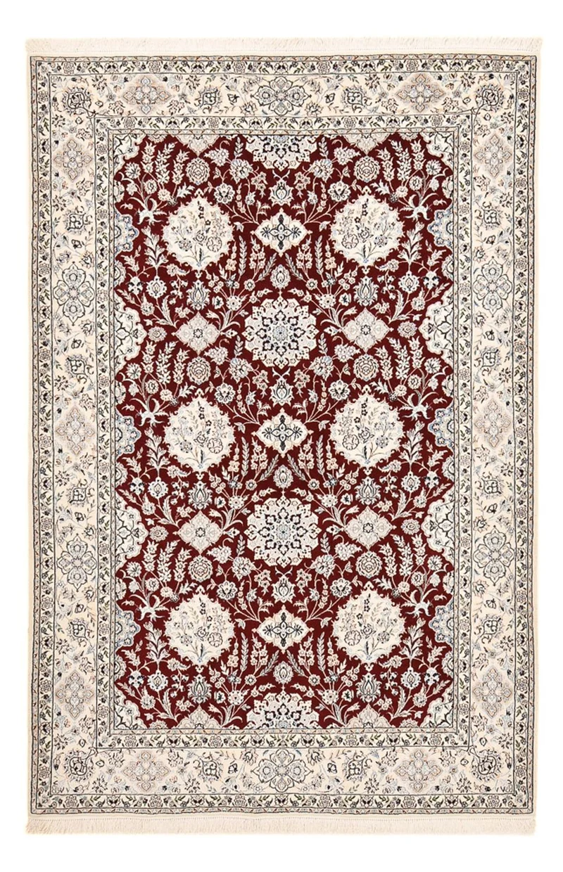 Nain - 6La Teppich 146x227cm - Perserteppich - rot