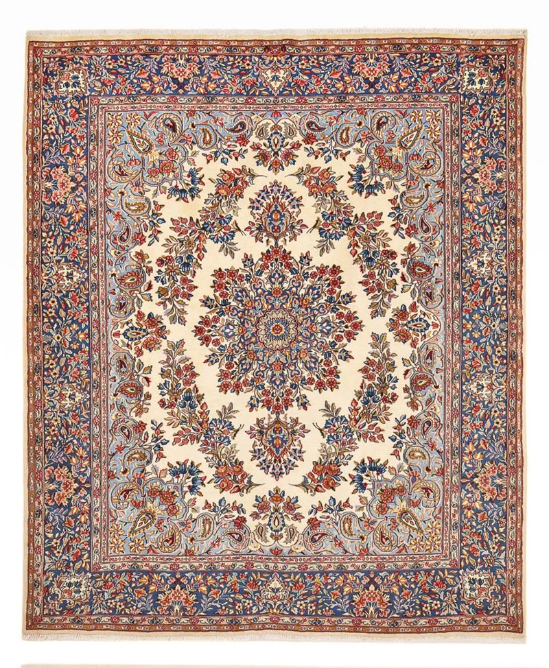 Rafsanjan Teppich 208x254cm - Perserteppich - beige