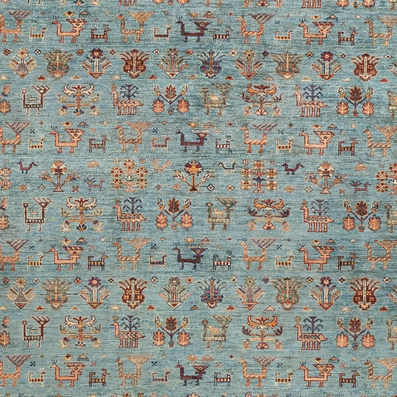 Ziegler Teppich - Ariana - 246 x 341 cm - dunkelblau