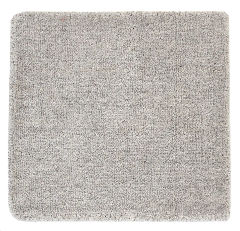 Wollteppich 30x33cm - grau