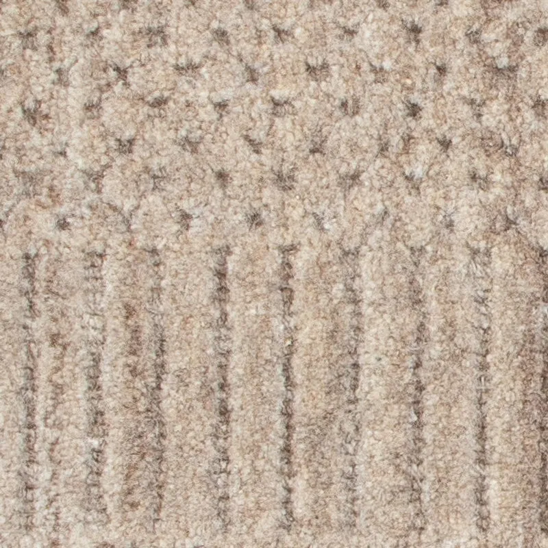 Wollteppich 30x30cm - braun
