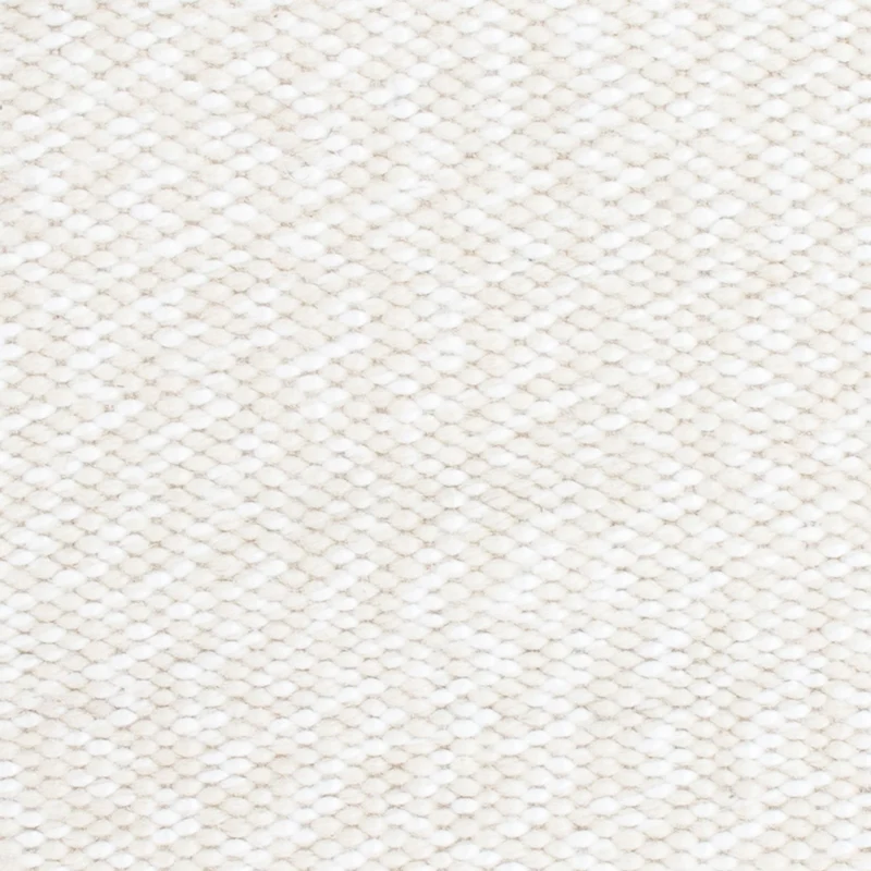 Wollteppich 31x34cm - weiß