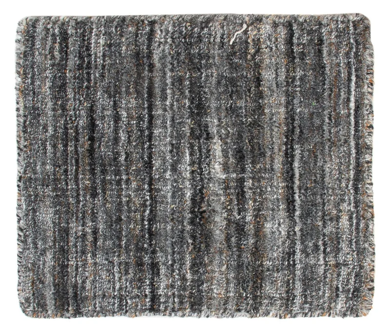 Wollteppich 30x35cm - dunkelgrau