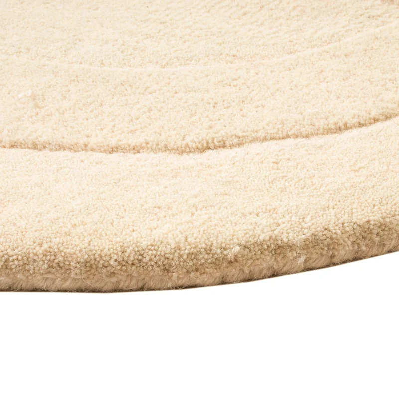 Wollteppich 60x92cm - beige