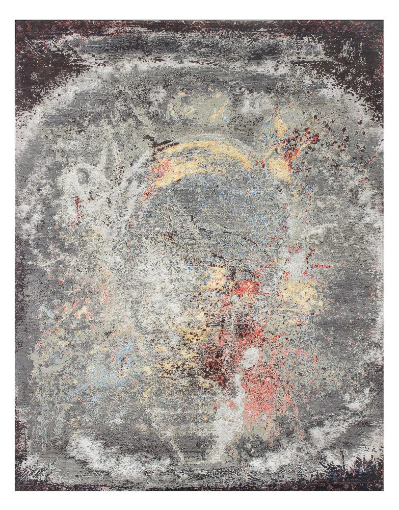 Designer Teppich 195x250cm - mehrfarbig