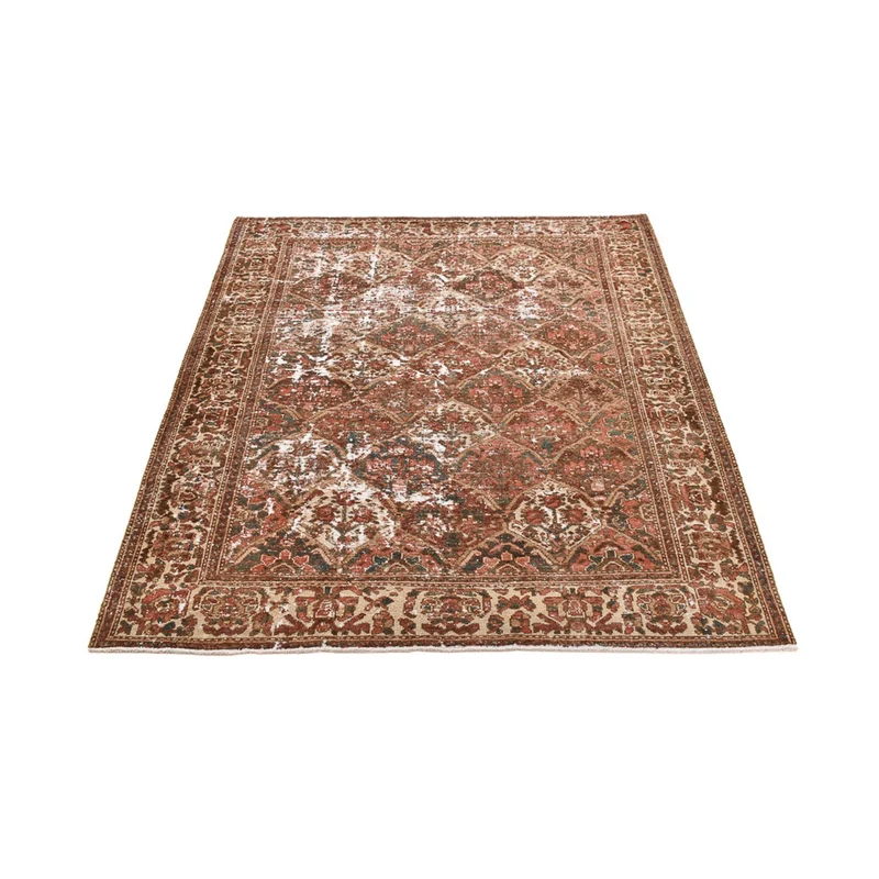Vintage Teppich - 150 x 198 cm - dunkelbeige