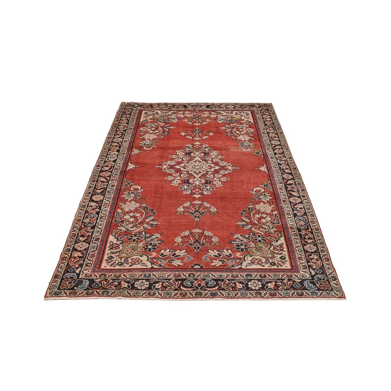 Vintage Teppich - 157 x 242 cm - rot