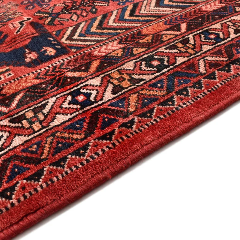 Shiraz Teppich 200x286cm - Perserteppich - rot
