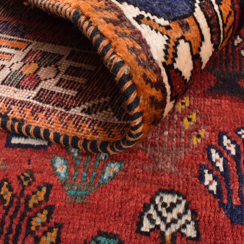 Perserteppich - Nomadic - 160 x 252 cm - dunkelrot