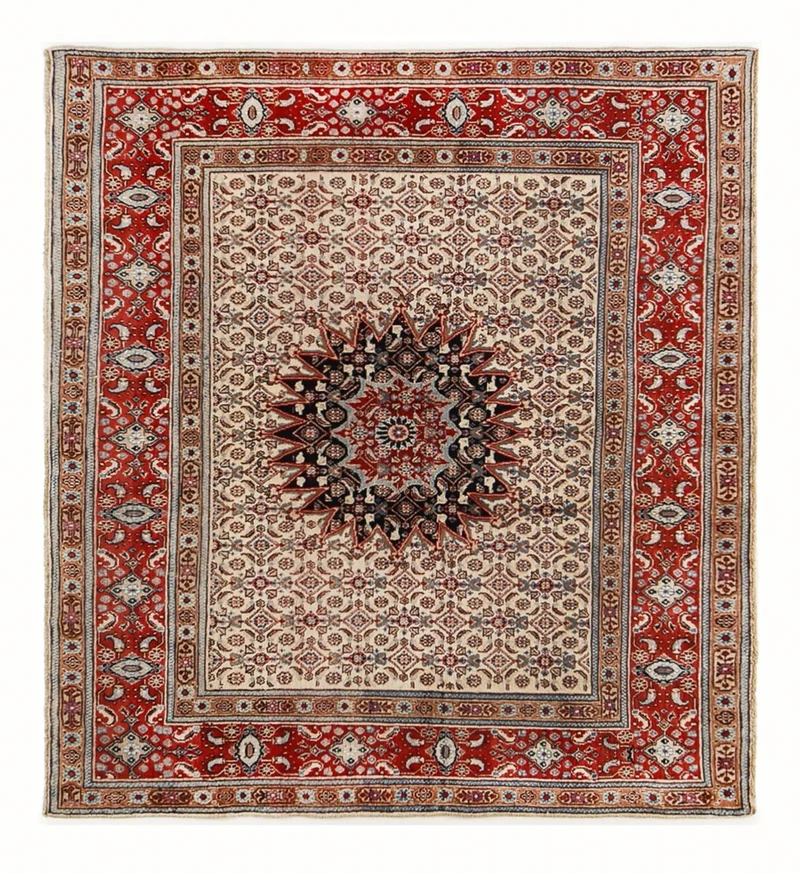 Moud Teppich 186x202cm - Perserteppich - dunkelbeige