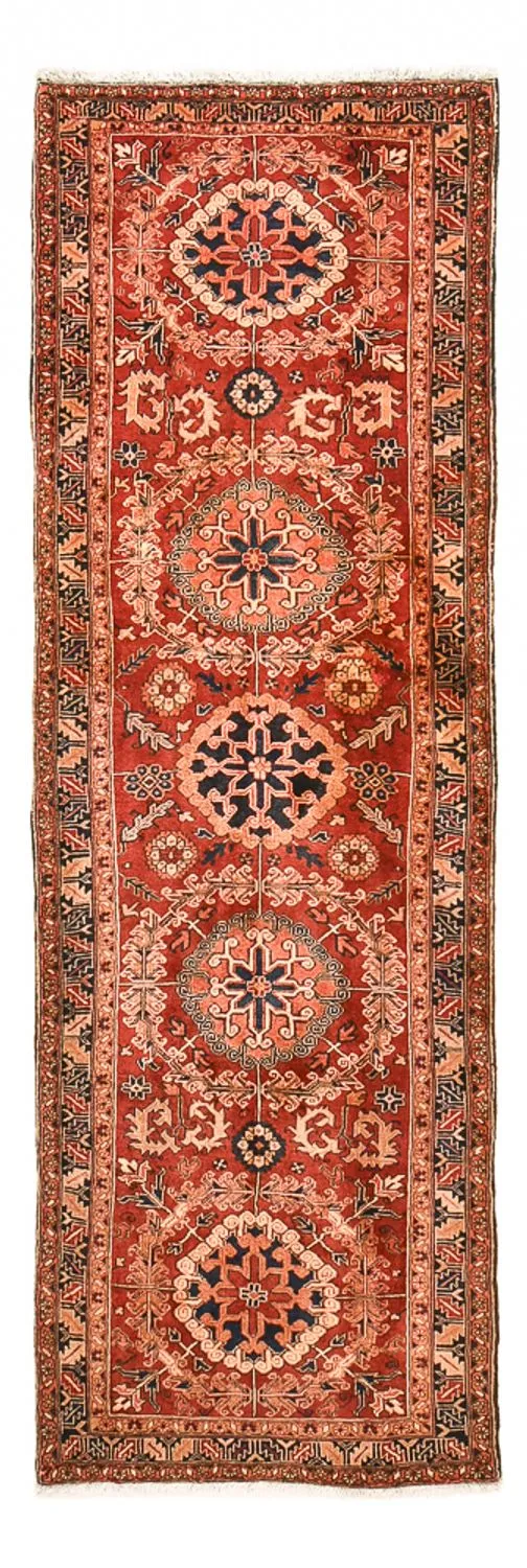 Heriz Teppich 114x340cm - Perserteppich - rot