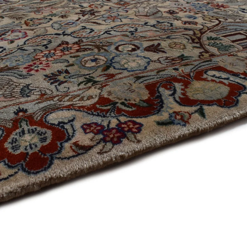 Keshan Teppich 201x301cm - Perserteppich - sand