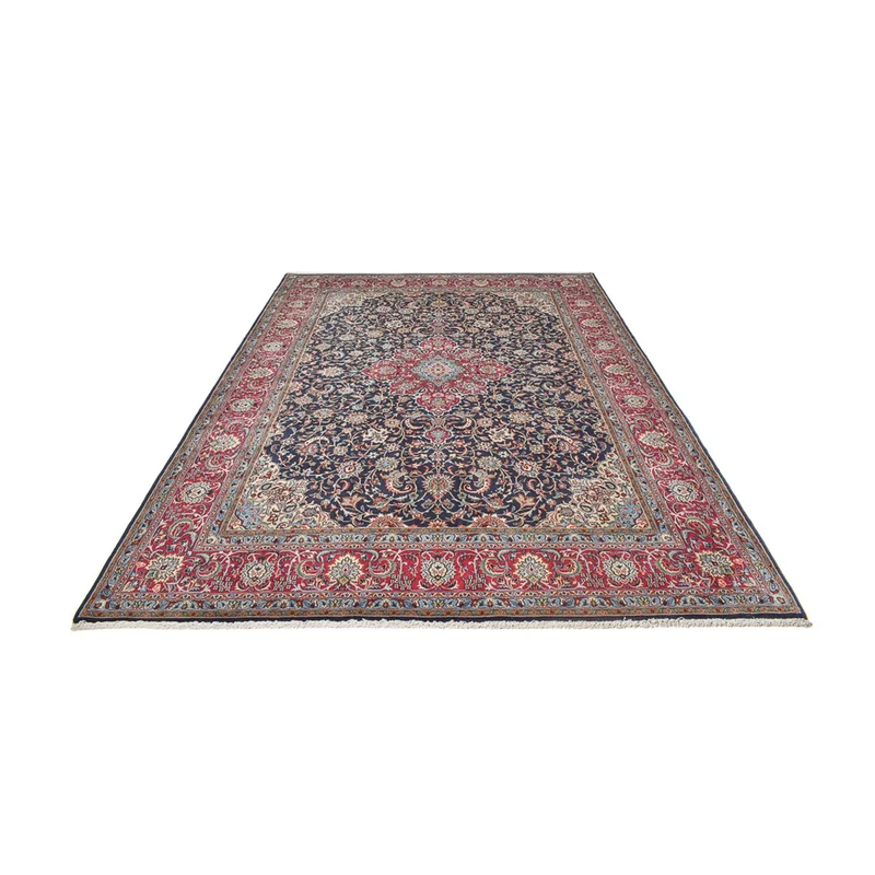 Maschad Teppich 250x353cm - Perserteppich - dunkelblau