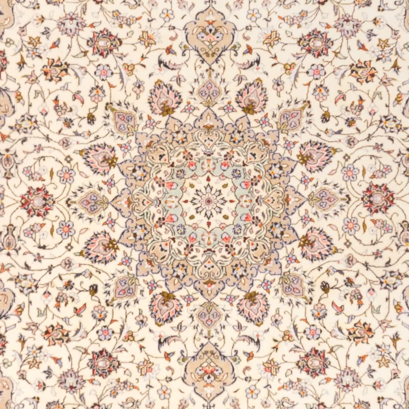 Perserteppich - Keshan - 245 x 351 cm - beige