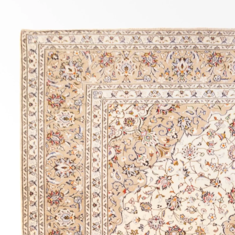 Perserteppich - Keshan - 245 x 351 cm - beige