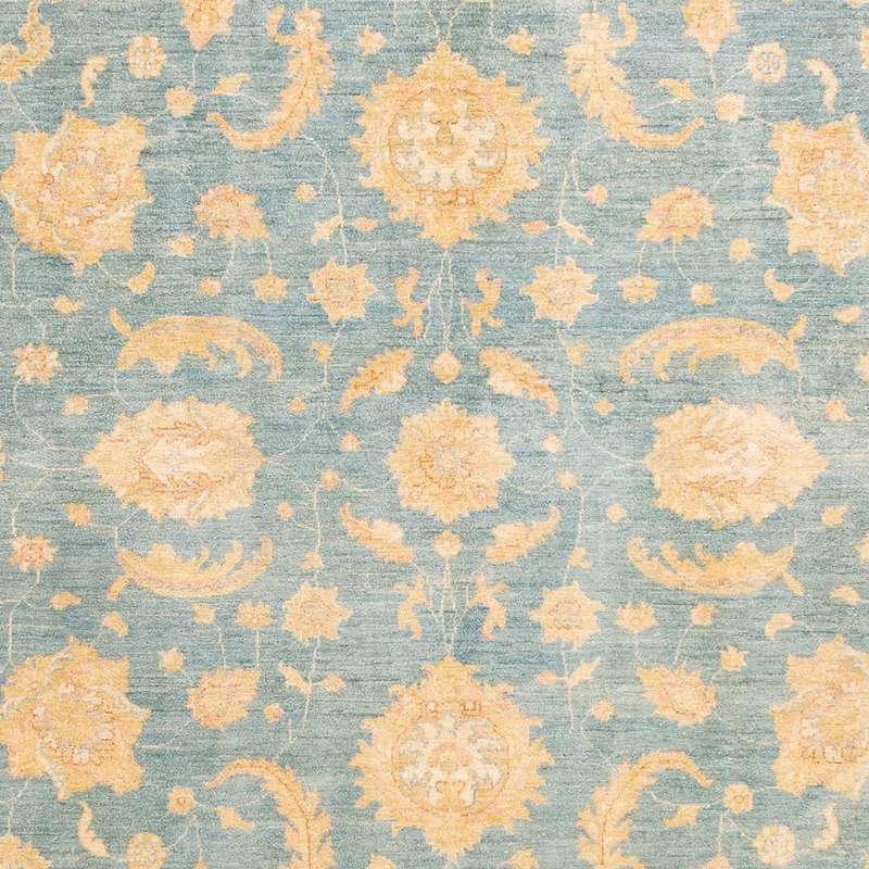 Ziegler Teppich - 249 x 343 cm - hellblau