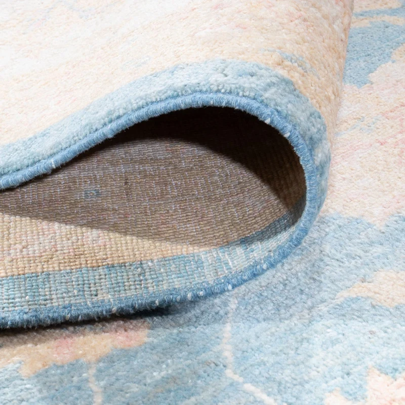 Ziegler Teppich - 249 x 343 cm - hellblau