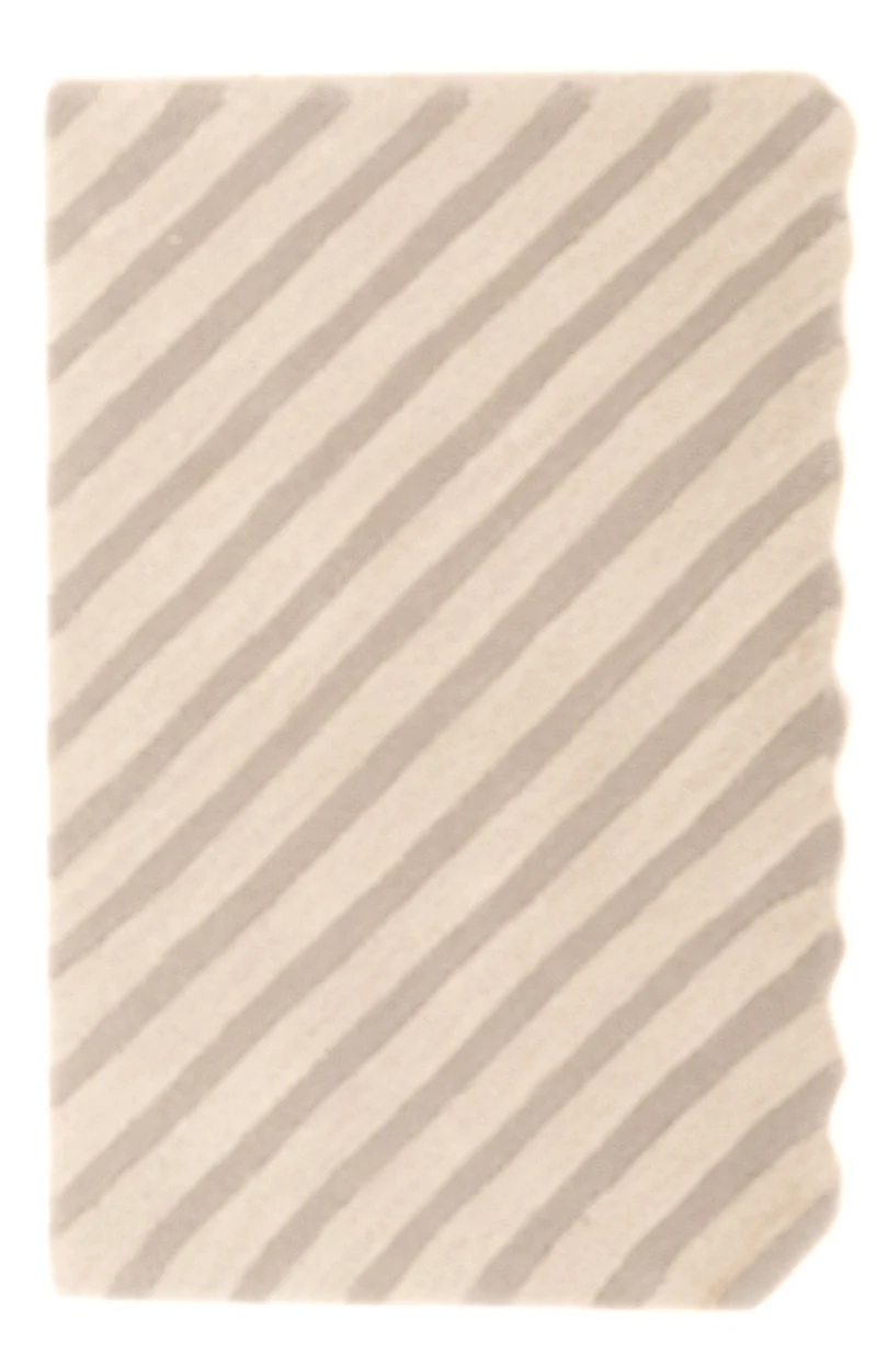 Wollteppich 61x91cm - beige