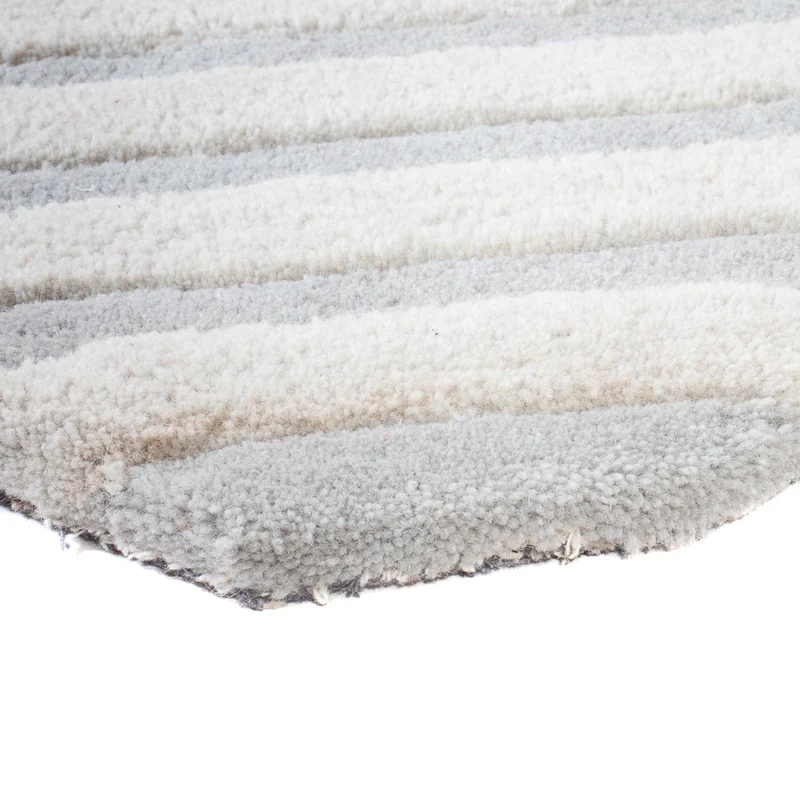Wollteppich 61x91cm - beige