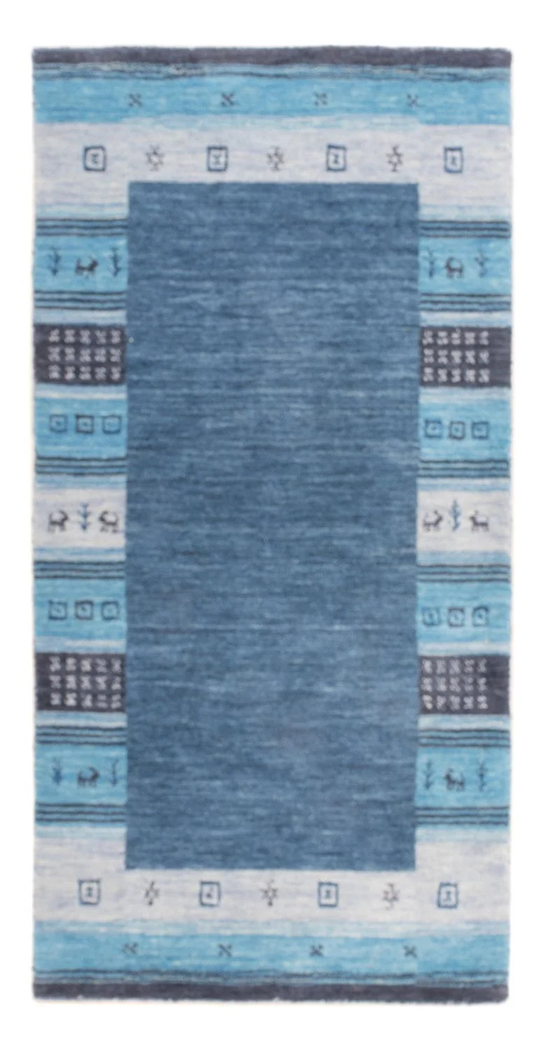 Gabbeh Teppich Indus 70x140cm - Wollteppich