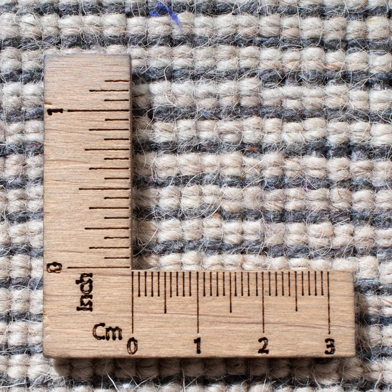 Gabbeh Teppich Indus 70x145cm - Wollteppich - hellgrau